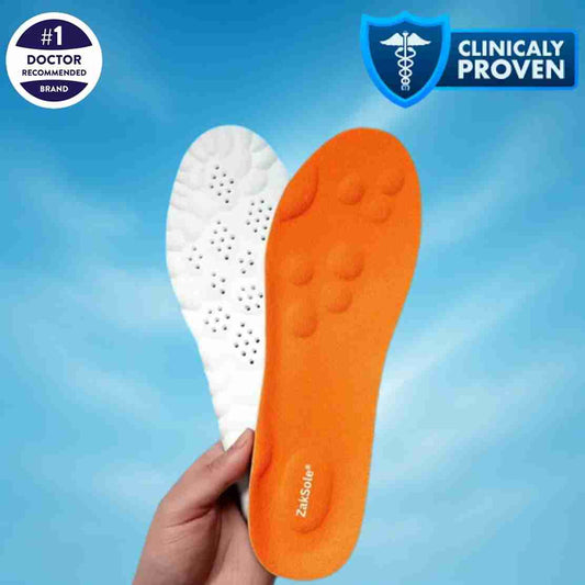 Orange 4D Cloud Cushion Insoles
