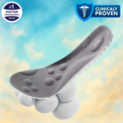 Grey 4D Cloud Cushion Insoles