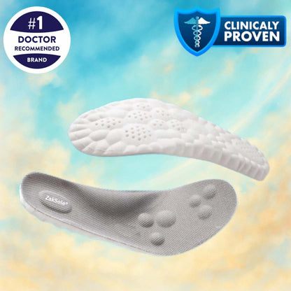 Grey 4D Cloud Cushion Insoles