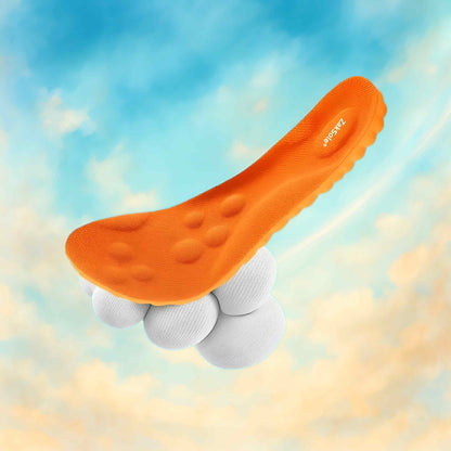 Orange Cushioned All Day Standing Insoles