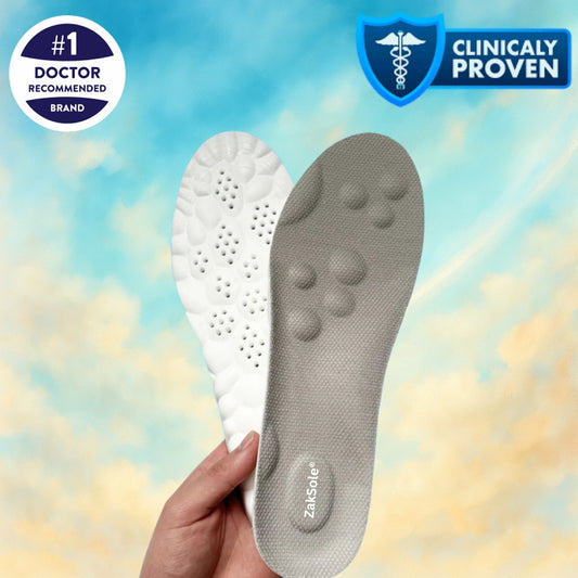 Grey 4D Cloud Cushion Insoles