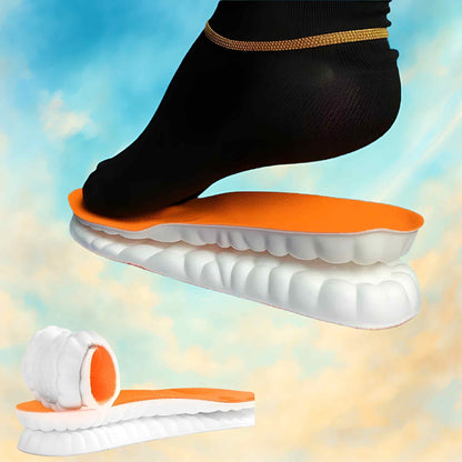 Orange Cushioned All Day Standing Insoles