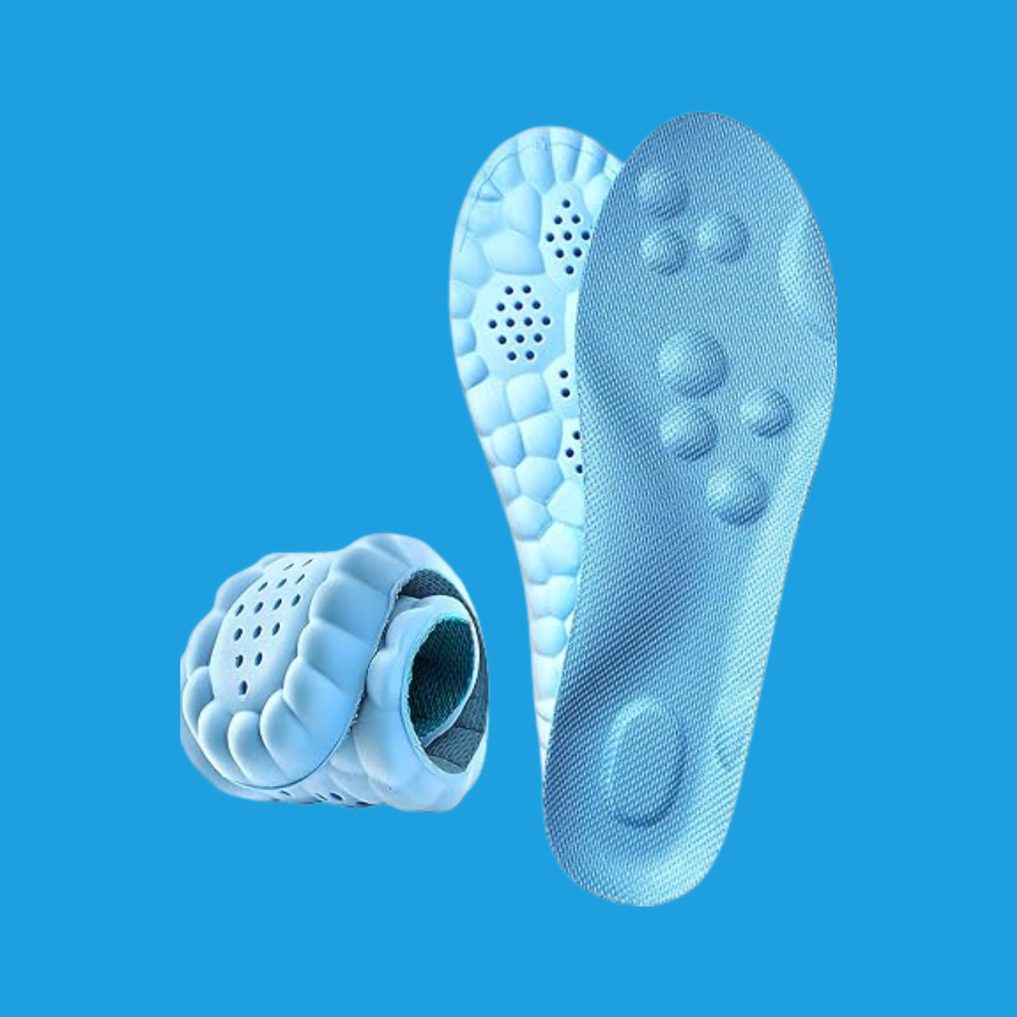 Blue Super Soft Running Insoles