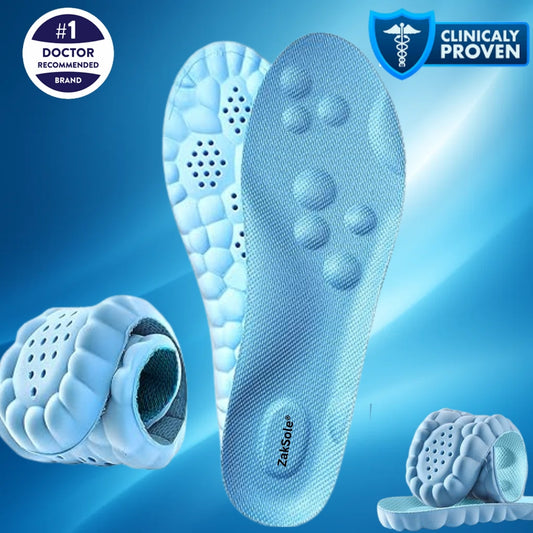 Blue 4D Cloud Cushion Insoles